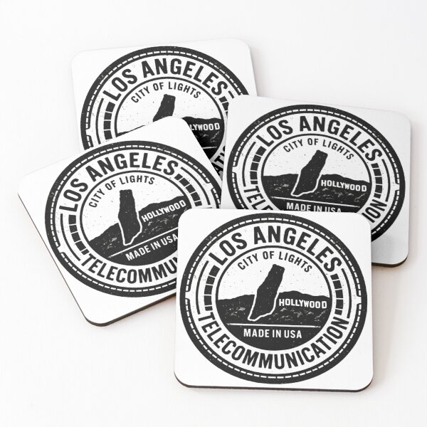 Item preview, Los Angeles Manhole Cover. City of Lights Urban Stamp designed and sold by Urban designs by PiMediaDen.