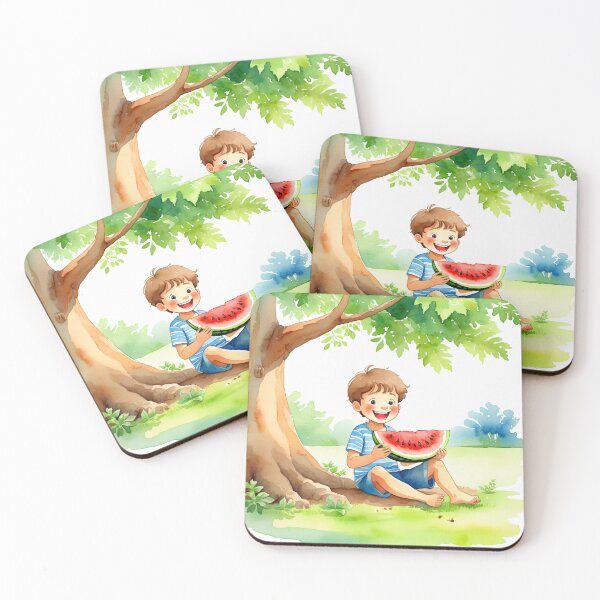 Item preview, Boy with Watermelon designed and sold by thangoyshop.