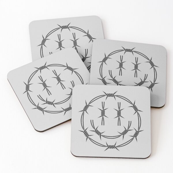 Item preview, Barbed Wire Smiley designed and sold by Coffee First Co..