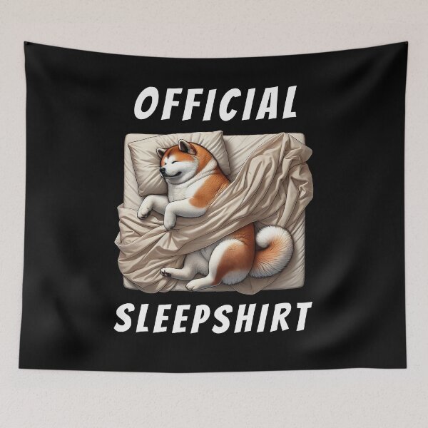 Item preview, Official Sleepshirt Akita Lover Dog Mom Dad designed and sold by Kimberley King Art  King Art.