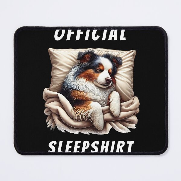 Item preview, Official Sleepshirt Australian Shepherd Lover Dog Mom Dad designed and sold by Kimberley King Art King Art.