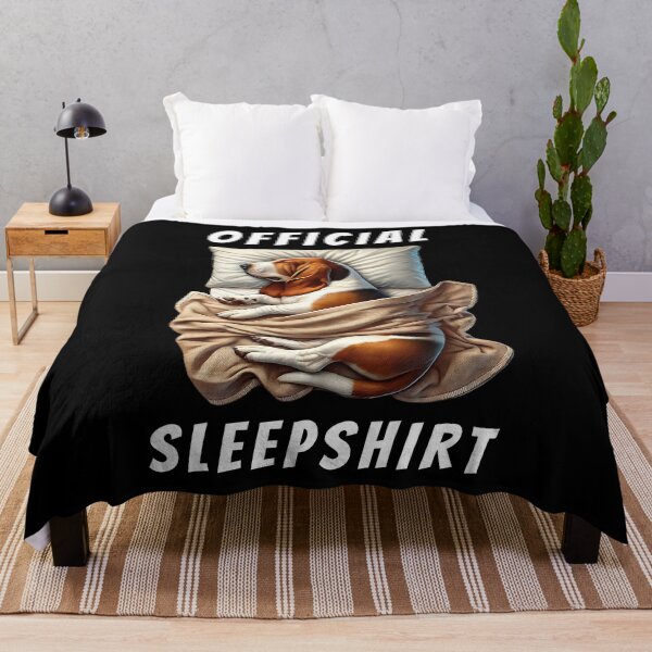 Item preview, Official Sleepshirt Basset Hound Lover Dog Mom Dad designed and sold by Kimberley King Art  King Art.