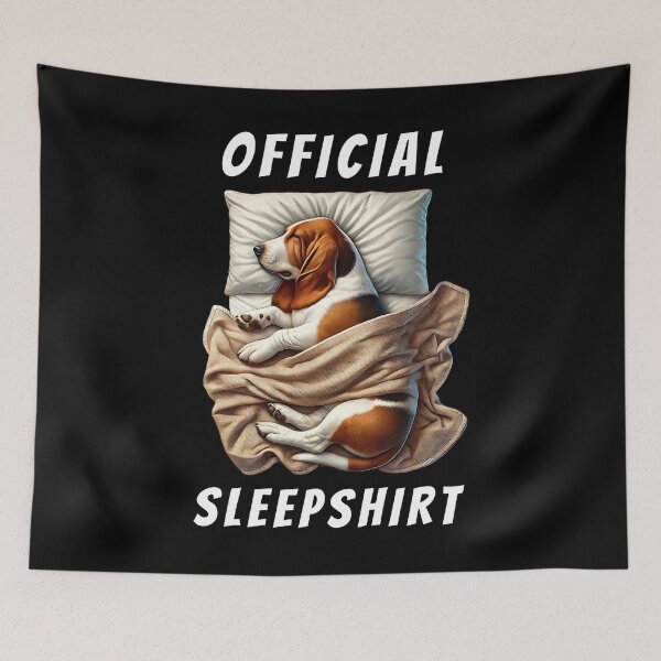 Item preview, Official Sleepshirt Basset Hound Lover Dog Mom Dad designed and sold by Kimberley King Art  King Art.