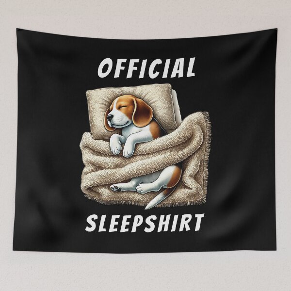 Item preview, Official Sleepshirt Beagle Lover Dog Mom Dad designed and sold by Kimberley King Art  King Art.