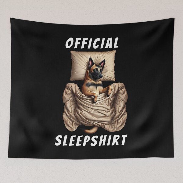 Item preview, Official Sleepshirt Belgian Malinois Lover Dog Mom Dad designed and sold by Kimberley King Art  King Art.
