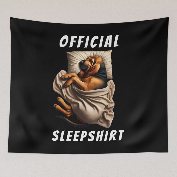 Item preview, Official Sleepshirt Bloodhound Lover Dog Mom Dad designed and sold by Kimberley King Art  King Art.