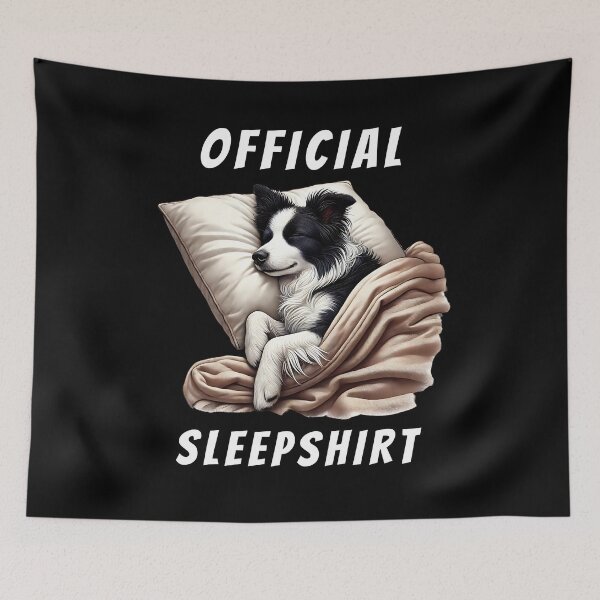 Item preview, Official Sleepshirt Border Collie Lover Dog Mom Dad designed and sold by Kimberley King Art  King Art.