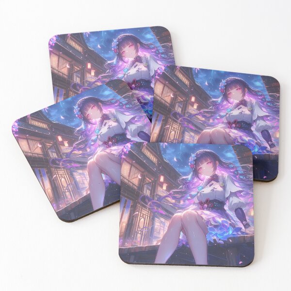 Item preview, Yun Jin Genshin Impact Game Opera Pier Wisteria Night designed and sold by mildaclairmo.
