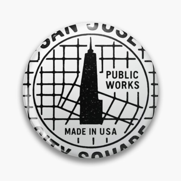 Item preview, San Jose “City Square”. Minimalist Urban Grid with Tech City Soul designed and sold by Urban designs by PiMediaDen.
