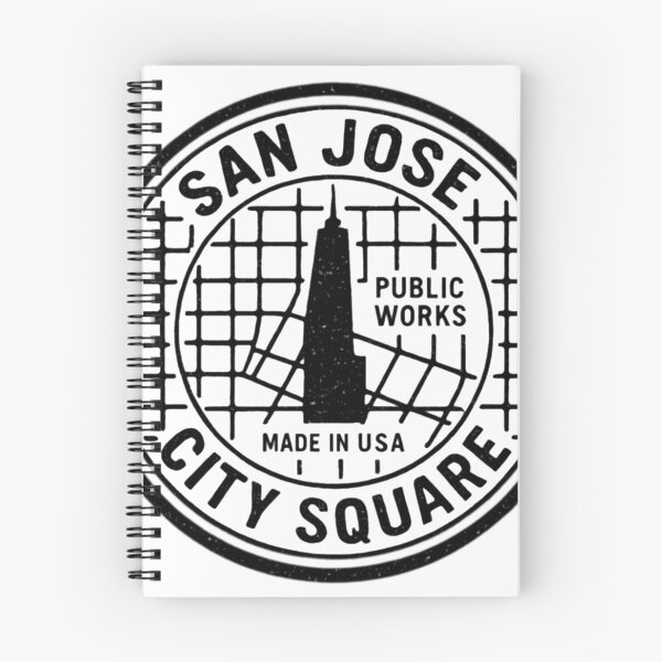 Item preview, San Jose “City Square”. Minimalist Urban Grid with Tech City Soul designed and sold by Urban designs by PiMediaDen.