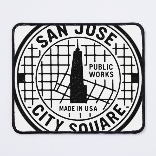 Item preview, San Jose “City Square”. Minimalist Urban Grid with Tech City Soul designed and sold by Urban designs by PiMediaDen.