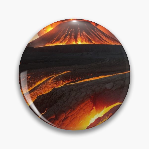 Item preview, Volcano Landscape designed and sold by vekotpu.