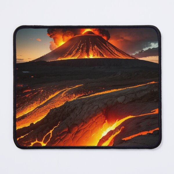 Item preview, Volcano Landscape designed and sold by vekotpu.