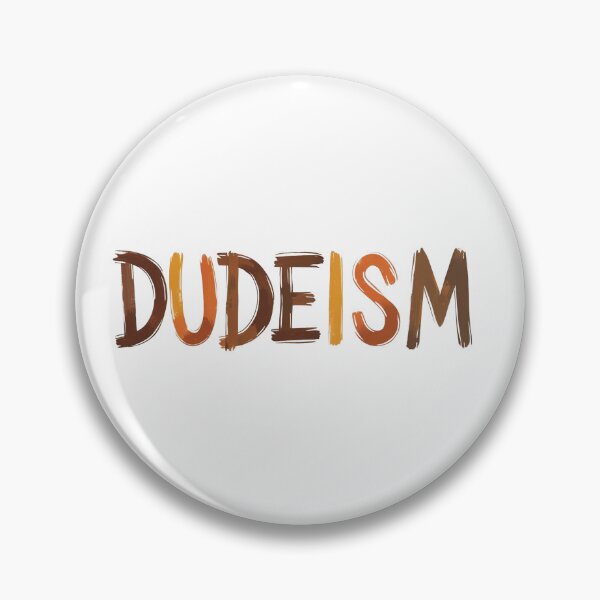 Item preview, Dudeism Brush Stroke Typography – Retro Chill Art Print designed and sold by Raptor-Art.