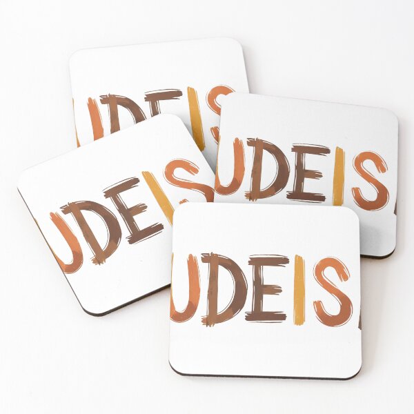 Item preview, Dudeism Brush Stroke Typography – Retro Chill Art Print designed and sold by Raptor-Art.