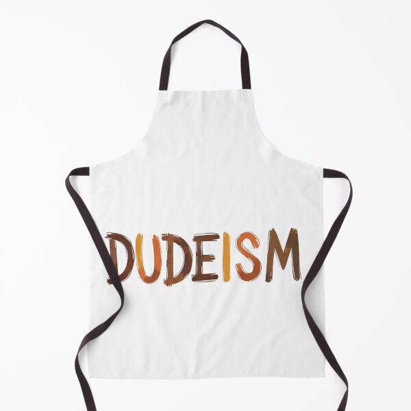 Item preview, Dudeism Brush Stroke Typography – Retro Chill Art Print designed and sold by Raptor-Art.