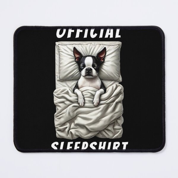 Item preview, Official Sleepshirt Boston Terrier Lover Dog Mom Dad designed and sold by Kimberley King Art King Art.