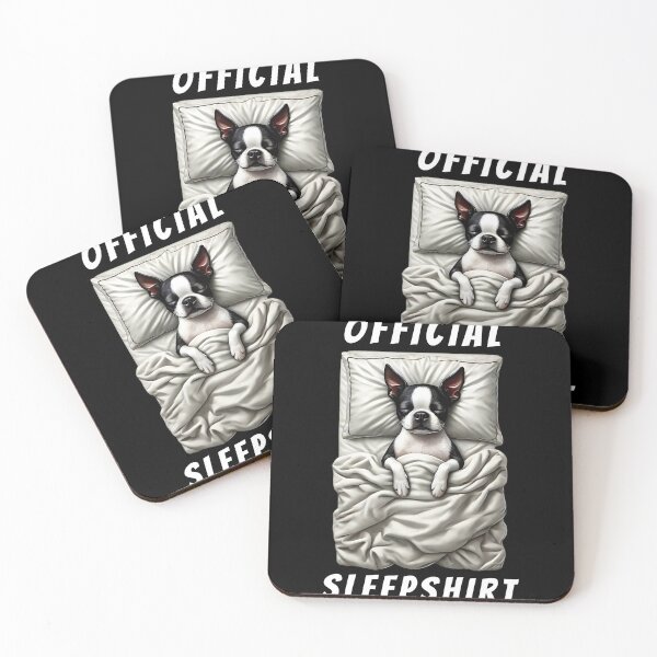 Item preview, Official Sleepshirt Boston Terrier Lover Dog Mom Dad designed and sold by Kimberley King Art  King Art.