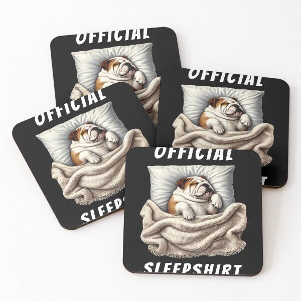 Item preview, Official Sleepshirt Bulldog Lover Dog Mom Dad designed and sold by Kimberley King Art  King Art.