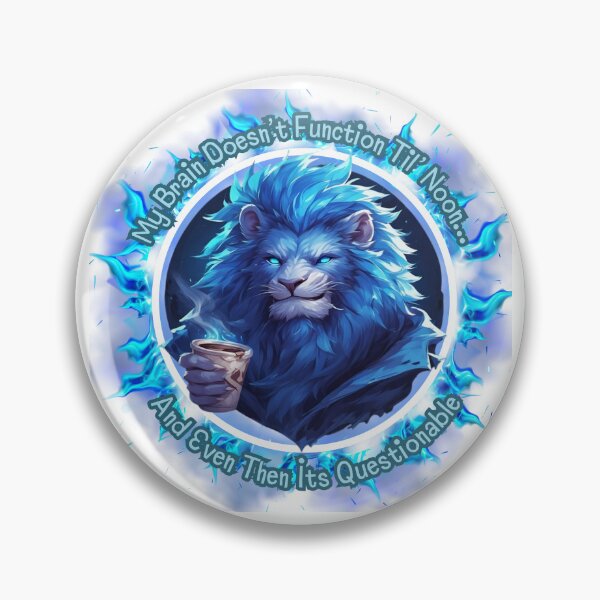 Item preview, Brain Doesn't Function (Lion) designed and sold by Shortyshadow4.