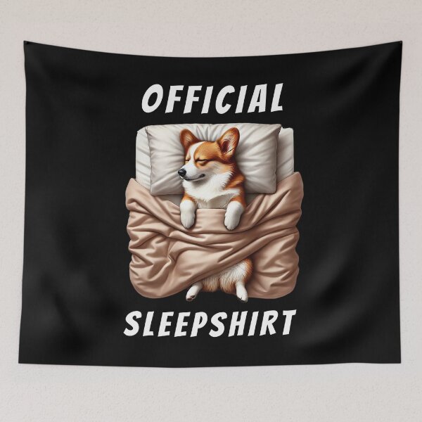 Item preview, Official Sleepshirt Corgi Lover Dog Mom Dad designed and sold by Kimberley King Art  King Art.