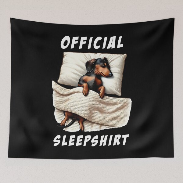 Item preview, Official Sleepshirt Dachshund Lover Dog Mom Dad designed and sold by Kimberley King Art  King Art.