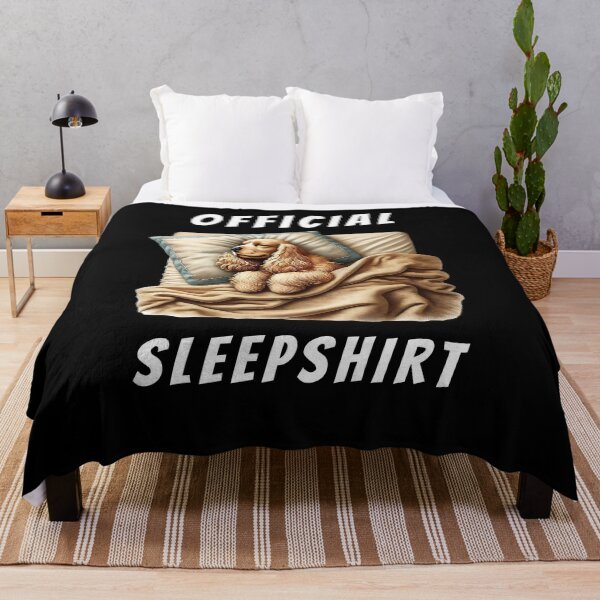 Item preview, Official Sleepshirt Cocker Spaniel Lover Dog Mom Dad designed and sold by Kimberley King Art  King Art.