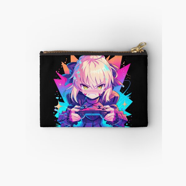 Item preview, Saber Alter Intense Gaming Power Fate Stay Night Anime designed and sold by mildaclairmo.