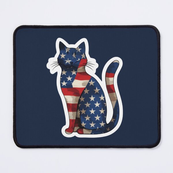 Item preview, Flag Cat Posing designed and sold by LewpyG.