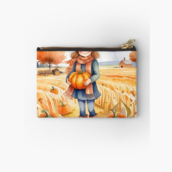Item preview, Girl with Pumpkin designed and sold by thangoyshop.