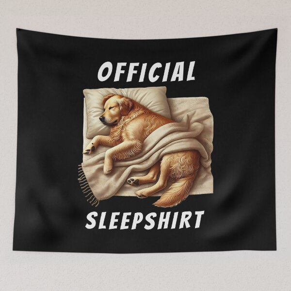 Item preview, Official Sleepshirt Golden Retriever Lover Dog Mom Dad designed and sold by Kimberley King Art  King Art.