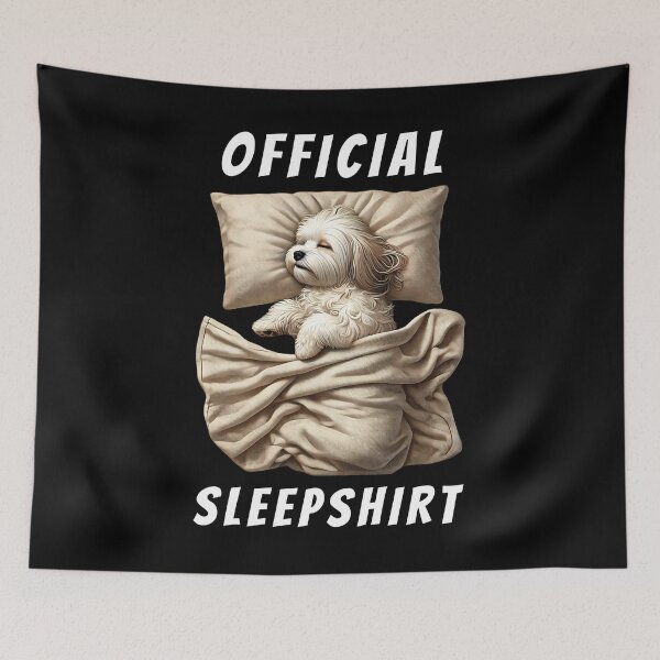 Item preview, Official Sleepshirt Havanese Lover Dog Mom Dad designed and sold by Kimberley King Art  King Art.