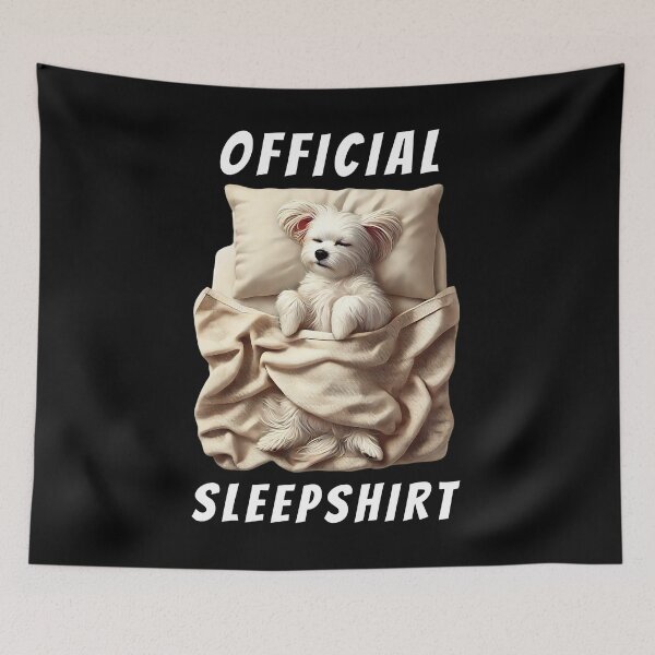 Item preview, Official Sleepshirt Maltese Lover Dog Mom Dad designed and sold by Kimberley King Art  King Art.