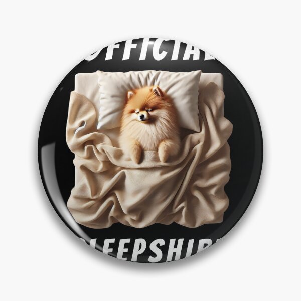 Artikelvorschau, Offizielles Schlafshirt mit Pomeranian-Motiv, für Hundeliebhaber, Mama und Papa entworfen und verkauft von Kimberley King Art  King Art.