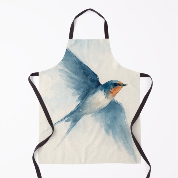 Item preview, Soaring Serenity: Watercolor Swallow's Grace designed and sold by ArtfulZuzu.