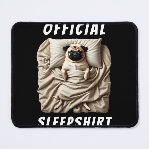 Item preview, Official Sleepshirt Pug Lover Dog Mom Dad designed and sold by Kimberley King Art  King Art.