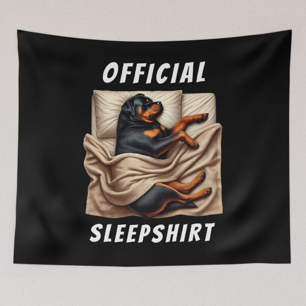 Item preview, Official Sleepshirt Rottweiler Lover Dog Mom Dad designed and sold by Kimberley King Art  King Art.