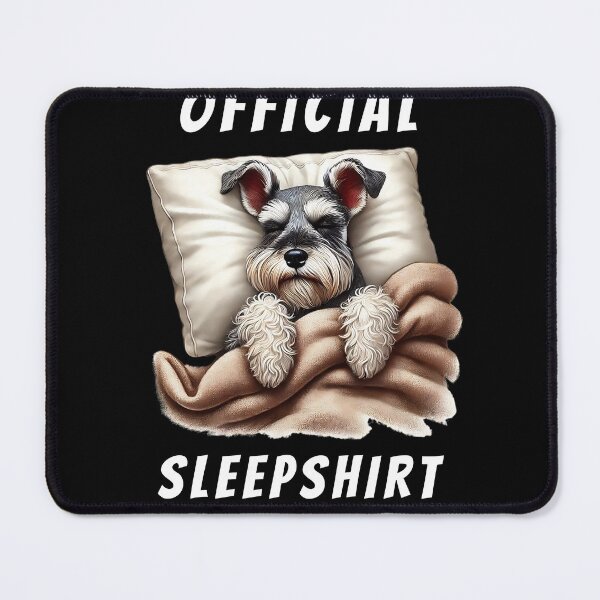 Item preview, Official Sleepshirt Miniature Schnauzer Lover Dog Mom Dad designed and sold by Kimberley King Art King Art.