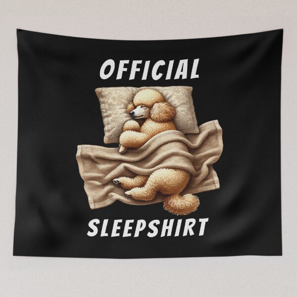 Item preview, Official Sleepshirt Poodle Lover Dog Mom Dad designed and sold by Kimberley King Art  King Art.