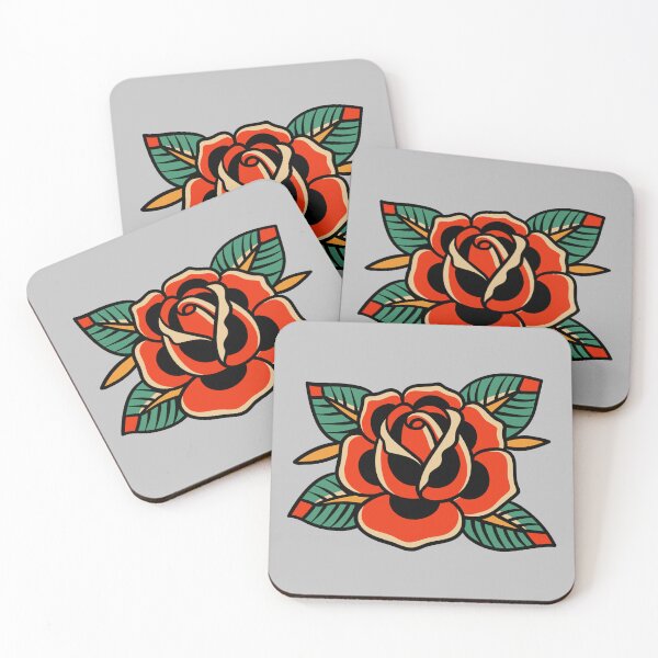 Item preview, Traditional Tattoo Rose designed and sold by Coffee First Co..