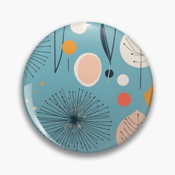 Item preview, MCM Abstract Pods and Leaves Pattern designed and sold by Harkins-House.