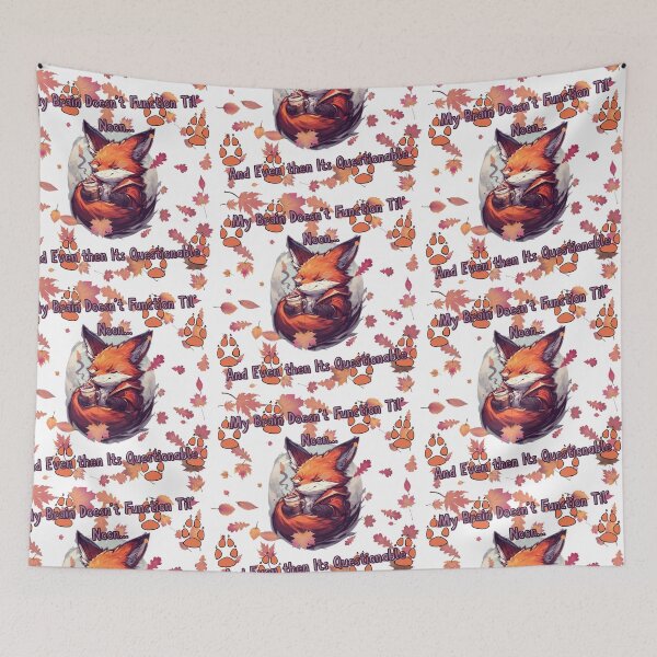 Item preview, Brain Doesn't Function (Fox) designed and sold by Shortyshadow4.