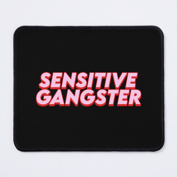 Item preview, Sensitive Gangster pink and black gabyiscool designed and sold by gabyiscool.