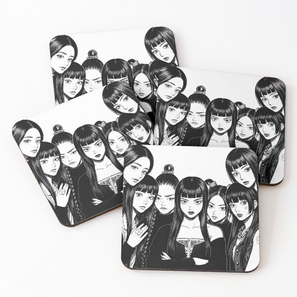 Item preview, XG inspired Girl Group Ink Portrait designed and sold by CloudReverie.