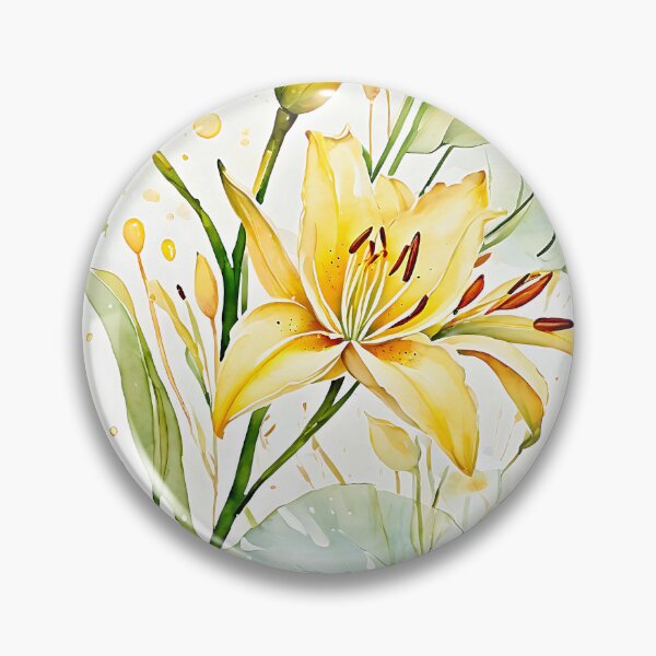 Item preview, Yellow Day Lily designed and sold by Dawne's Designs.