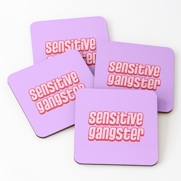 Item preview, Love Sensitive Gangster fushia and purple gabyiscool designed and sold by gabyiscool.