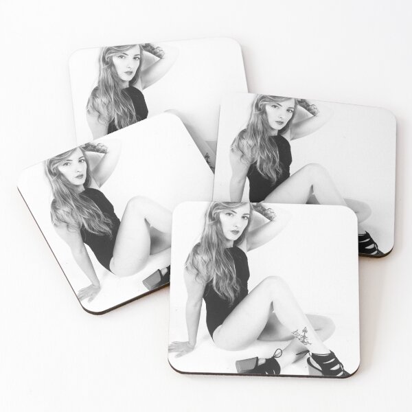 Item preview, Blonde fashion glamour female model posing in studio designed and sold by jklune.