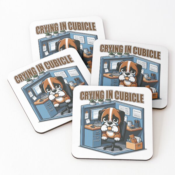 Item preview, Boxer in a cubicle crying designed and sold by Tong4130.