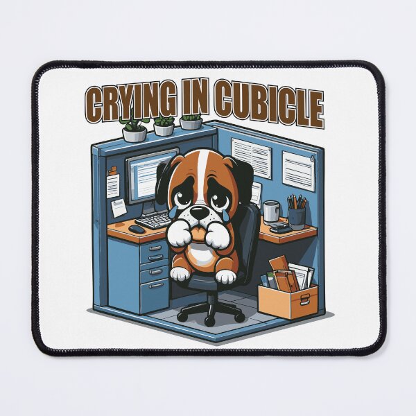 Item preview, Boxer in a cubicle crying designed and sold by Tong4130.