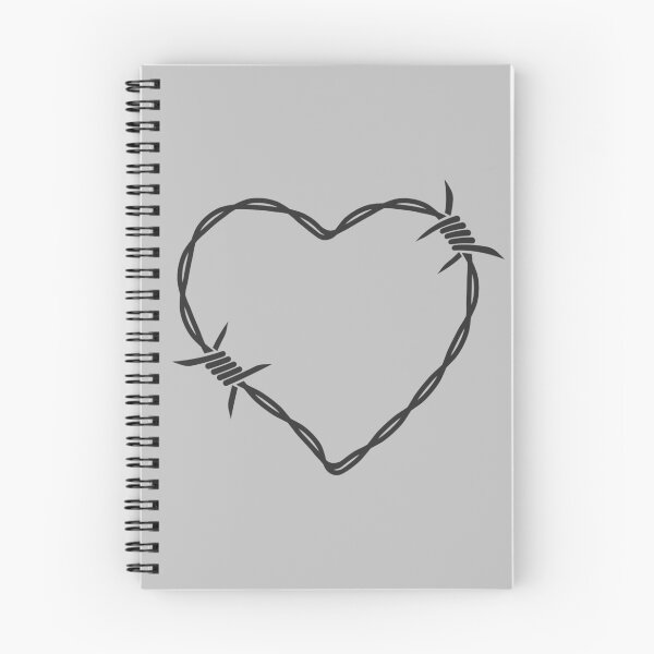 Aperçu de l'œuvre Traditional Tattoo Style Barbed Wire Heart créée et vendue par Coffee First Co..